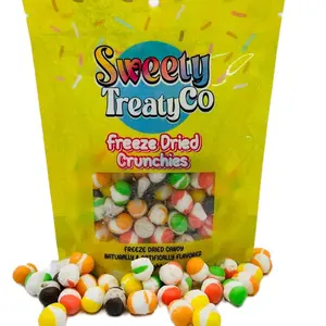 1 Pound Freeze Dried Rainbow Crunchies Candy Snack - Bonbon freeze dried candy