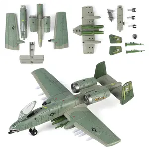 1/72 Scale A-10 Thunderbolt II Warthog Highly Detailed Assembly Model Kit – 43-Piece Accurate Paint Scheme Reproduction, Collectible Military Aviation Display Gift for Adults and Kids