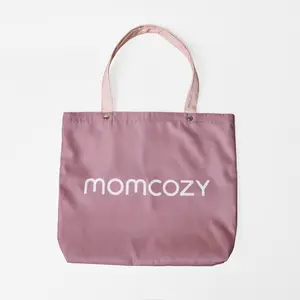 【LIVE ONLY】Momcozy Oxford Tote Bag (Wide) — Mocha Pink (Live-Exclusive Gift)