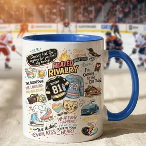 Heated Rivalry Romance 11oz Mug, Hollanov Couple Romance 15oz Mug, Hockey Rivals Couple Mug, Movie Book Fans Gift