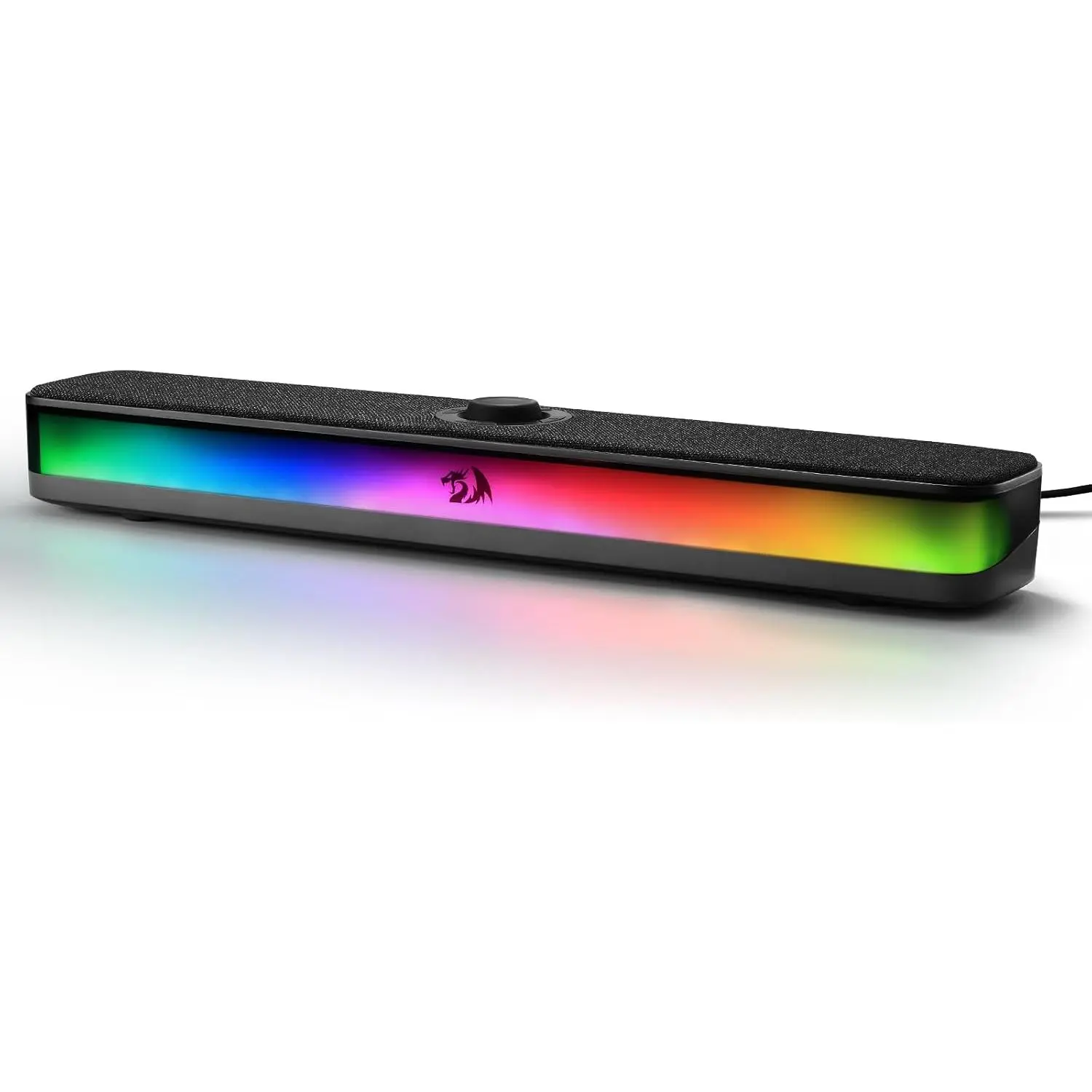 Redragon GS515 RGB 2.0 Channel Stereo Soundbar - Bluetooth 5.3 Bluetooth Speaker, USB Type-C/USB Powered PC Accessories, Cool Gadgets, Tools and Gadgets for PC Desktop, Gaming Stuff Audios,back to school,back to school haul