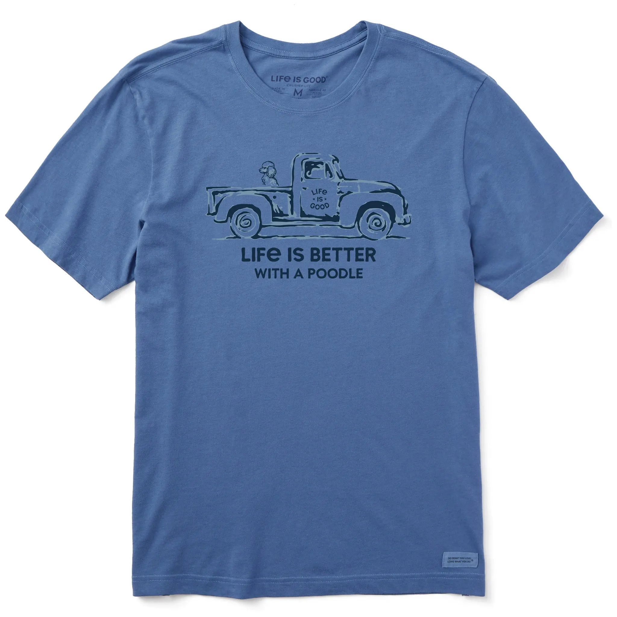Men's Better with a Poodle Truck Short Sleeve Tee