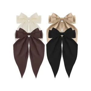 Women's Elegant Bowknot Design Hair Clips, Prom Hairstyles Cute Trendy Hair Clips, Chic Gorgeous Hair Accessories for Various Hairstyle Use, Super Cute Clips