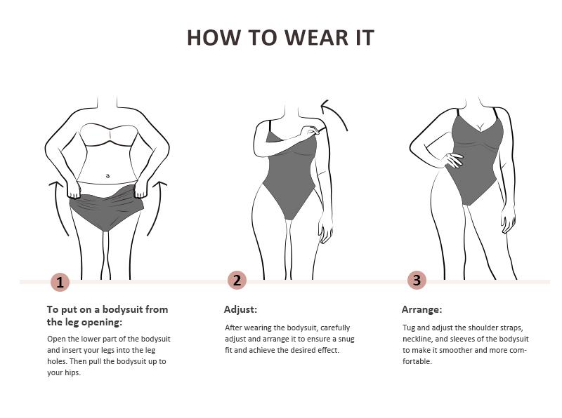 FeelinGirl Seamless Covered Bust Jumpsuit Thong Bodysuit Fit Womenswear Comfort Shapewear Basic 5 Breathable Hip Springtok