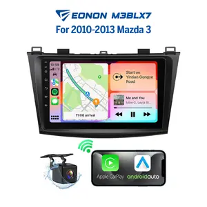 EONON Car Stereo for Mazda 3 Mazda speed 3 2010, 2011, 2012, 2013, Wireless CarPlay & Android Auto Car Radio Touch Screen, 9" Android 14 Car head unit, Bluetooth, Steering wheel controls, Backup camera, plug and play, Jumpstart Sale - M3BLX7 / M3BLX7S