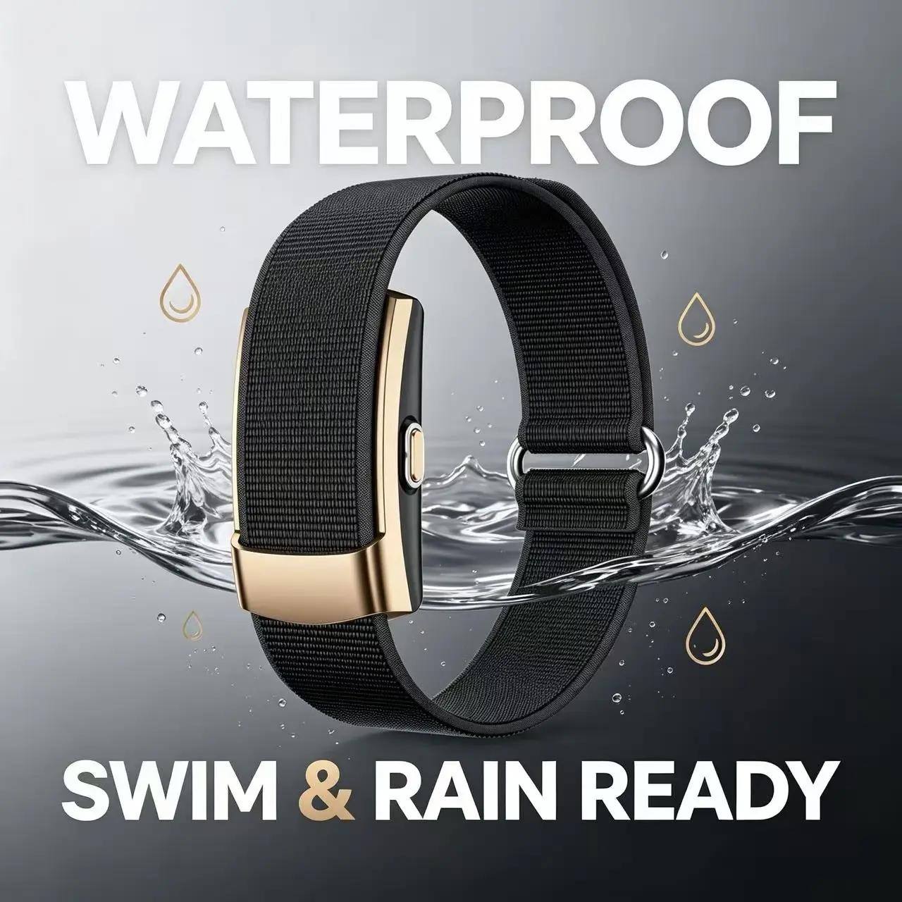 Super Long Battery Life Smart Bracelet with Dual PD Charging All-day Sleep Monitor Real-time Heart Rate Blood Oxygen HRV Sports Health Wristband Watches Wearable Black