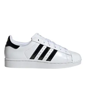 adidas Womens Superstar Ii Lace Up Sneakers Shoes Casual - White