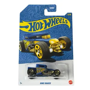 Hot Wheels Bone Shaker 58th Blue and Gold 4/6 Pearl & Chrome