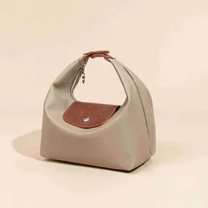 Fashion Crescent Bag Lightweight Durable Nylon Handbag with Adjustable Strap Satchel for Versatile Use Multiple Colors Stylish Essential Companion