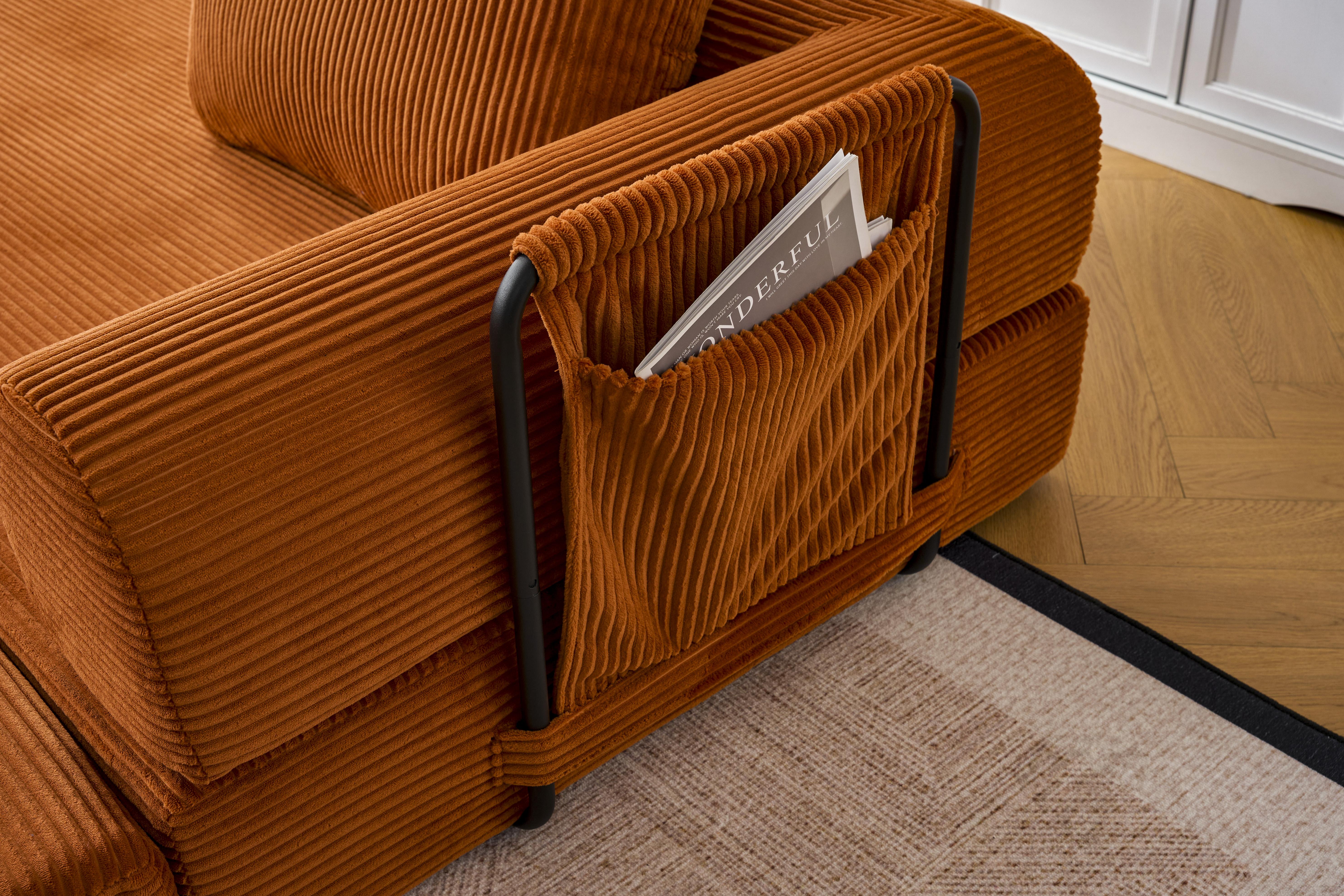 Oversized Plush “79'' 5-in-1 Boneless Convertible Sleeper Sofa Bed & loft bed | Ultra Soft Corduroy Cloud Couch with Huge Side Pocket | 4 Versatile Modes for Small Spaces - Guest Ready in Seconds & No Assembly! Oversized Plush “79'' 5-in-1 Boneless Convertible Sleeper Sofa Bed & loft bed | Ultra Soft Corduroy Cloud Couch with Huge Side Pocket | 4 Versatile Modes for Small Spaces - Guest Ready in Seconds & No Assembly!