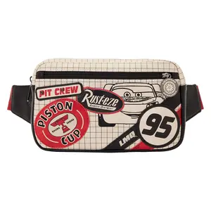 Loungefly Pixar Cars Lightning McQueen Sling Crossbody Bag Loungefly Pixar Cars Lightning McQueen Sling Crossbody Bag