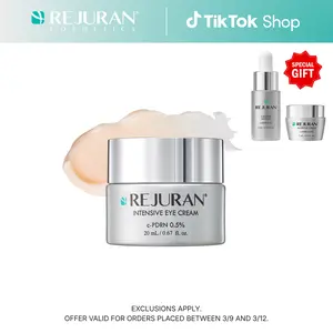 REJURAN Intensive Eye Cream, c-PDRN - Fast-Acting Eye Treatment for Wrinkles, Lifting, and Dark Circles. Instant Hydration and Visible Revitalization. Korean Skin Care (0.67 fl oz)