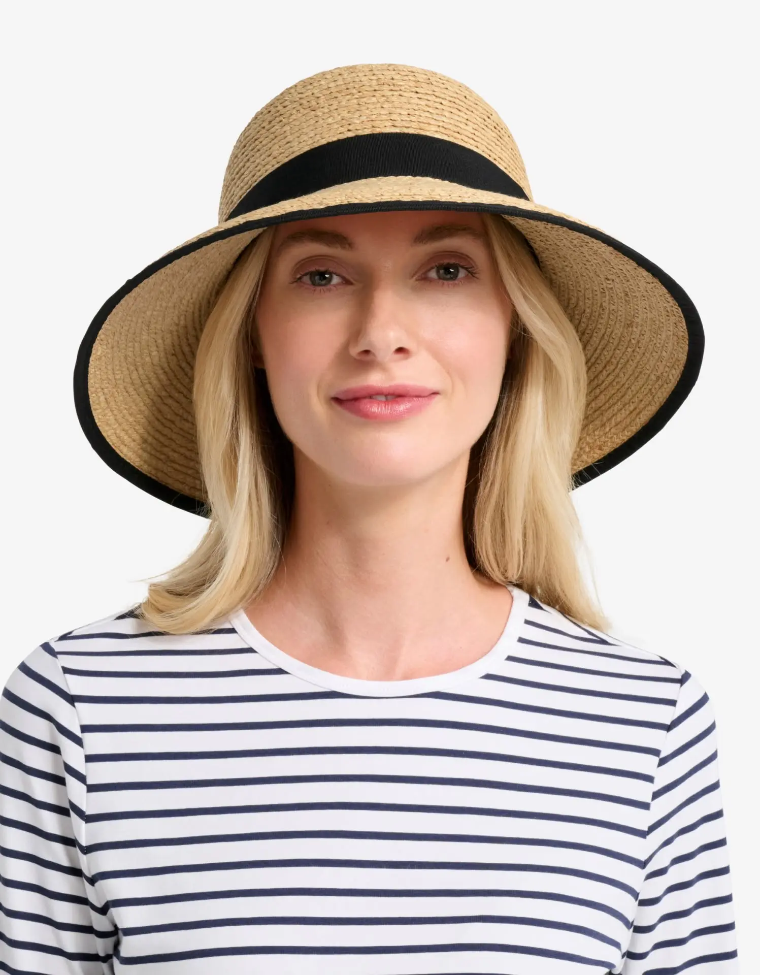 Solbari Women's Provence Raffia Sun Hat, an Elegant Sports & Outdoor Hat with a Wide Brim - Foldable, Adjustable Fit & UPF 50+ Protection, Elegant Sports & Outdoor Hats