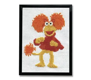 Spot Colors Fraggle Rock Red Fraggle Counted Cross Stitch Kit