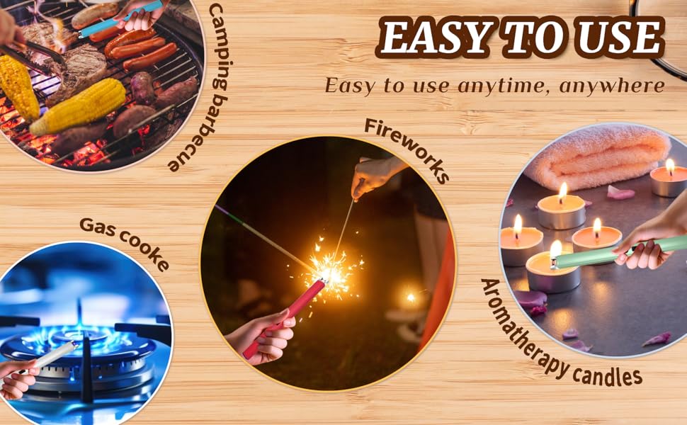 2 PCS Candle Lighter,Windproof Flameless Electric Lighter with LED Power Display ＆ Safety Switch, Upgraded Plasma USB Rechargeable Lighters for Birthday Camping BBQ (Champagne Gold)