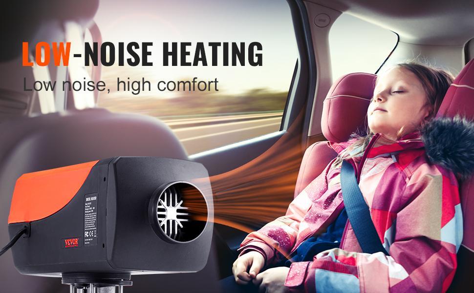 VEVOR Diesel Air Heater, 12V 8KW Separated Portable Parking Heater with Bluetooth App and LCD, Automatic Altitude Adjustment Max 18045 ft,  Fast Heating Low Noise, Diesel Heater for Truck RV Trailer
