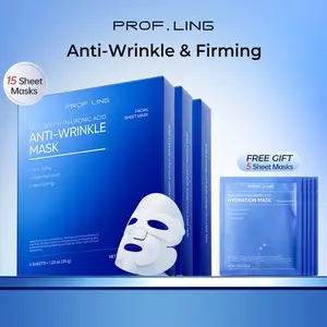[Bundle For Livestream Only] REAL Deep Hyaluronic Acid Anti-Wrinkle Mask – Multi-Zone Micro-Pressure Lifting Mask for Eyes, Cheeks & Jawline – SMAS Technology with Supro-Energy Complex & Cyto HA – 5 Sheets