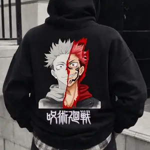 Ryomen Sukuna Anime Hoodie, Jujutsu Kaisen Shirt, Sukuna Satoru Sweatshirt, Gift For Manga Fan, Unisex Sweater Pullover Tee