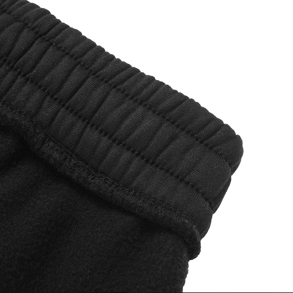 Men's Solid Color Fleece-Lined Drawstring Waist Joggers Autumn Winter Casual Comfortable Loose Sweatpants Everyday Lounge Pants Relaxed Fit Menswear Plain Trouser warm SpringStatements