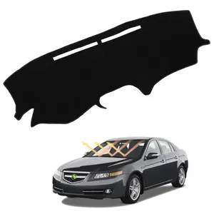 Canvcle 2004-2008 Acura TL Dash Mat Custom Fit Dashboard Cover UV Protection Non-Slip Sunshield Glare Reduction Accessories for Car Interior