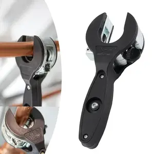 Manual Ratchet Tube Cutter Heavy-Duty HandTool Suitable for Copper, Aluminum, Iron,Stainless Steel, PPR & PE Pipes - No-Power Toolwith Ratchet Mechanism for Installation & HVACRepair