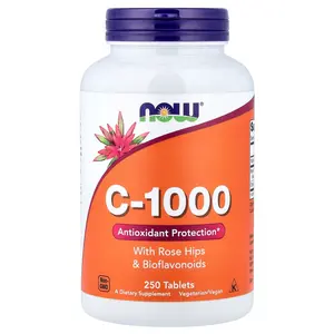 NOW Foods C-1000, 250 Tablets