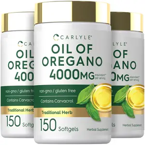 3 Pack of Oregano Oil 4000mg | 150 Softgels | Non-GMO & Gluten Free Formula