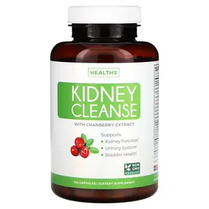 Healths Harmony Kidney Cleanse With Cranberry Extract, 120 Capsules