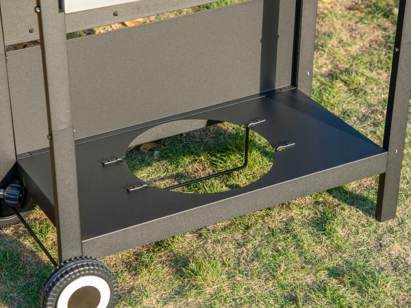 Kitchen Academy 27 Inch Flat Top Grill with Ceramic Coated Cast Iron Pan, 3-Burner Propane Gas, Nonstick Design, Stainless Steel Barbecue Home Food Kitchenware