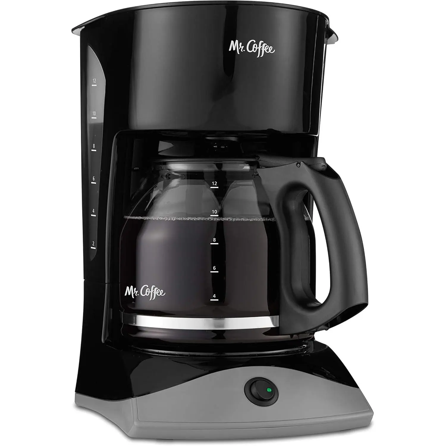 Programmable Drip Coffee Maker with Auto Pause Brewing and Glass Carafe, Easy to Use Countertop Machine for Fresh Hot Coffee Anytime, Reliable Kitchen Essential for Home and Office Daily Coffee Routine