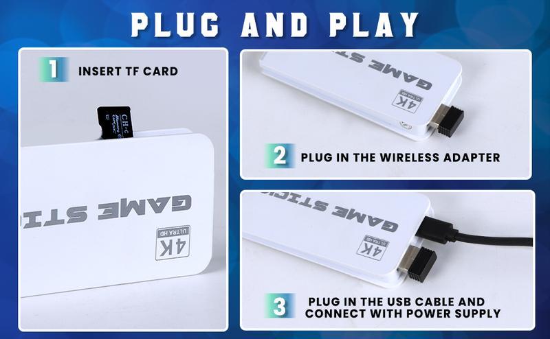 Mass Games Retro Game Console with 40000+ Built-in Games 19 Emulators 2 Wireless Controllers 4K Output & 64GB SD Card Perfect for Kids & Adults - Portable Gaming System,TikTokShopBlackFriday