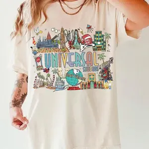 Vintage Retro Universal  Shirt, Univsal  Shirt, World Park Vacation Shirt, Orlando Theme Park Vacation Shirt, Universal Family Trip Shirt