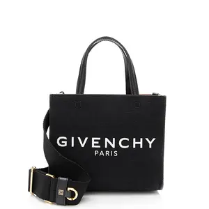 Pre-owned Givenchy Leather Tote Bags Canvas Mini G Shopper Tote
