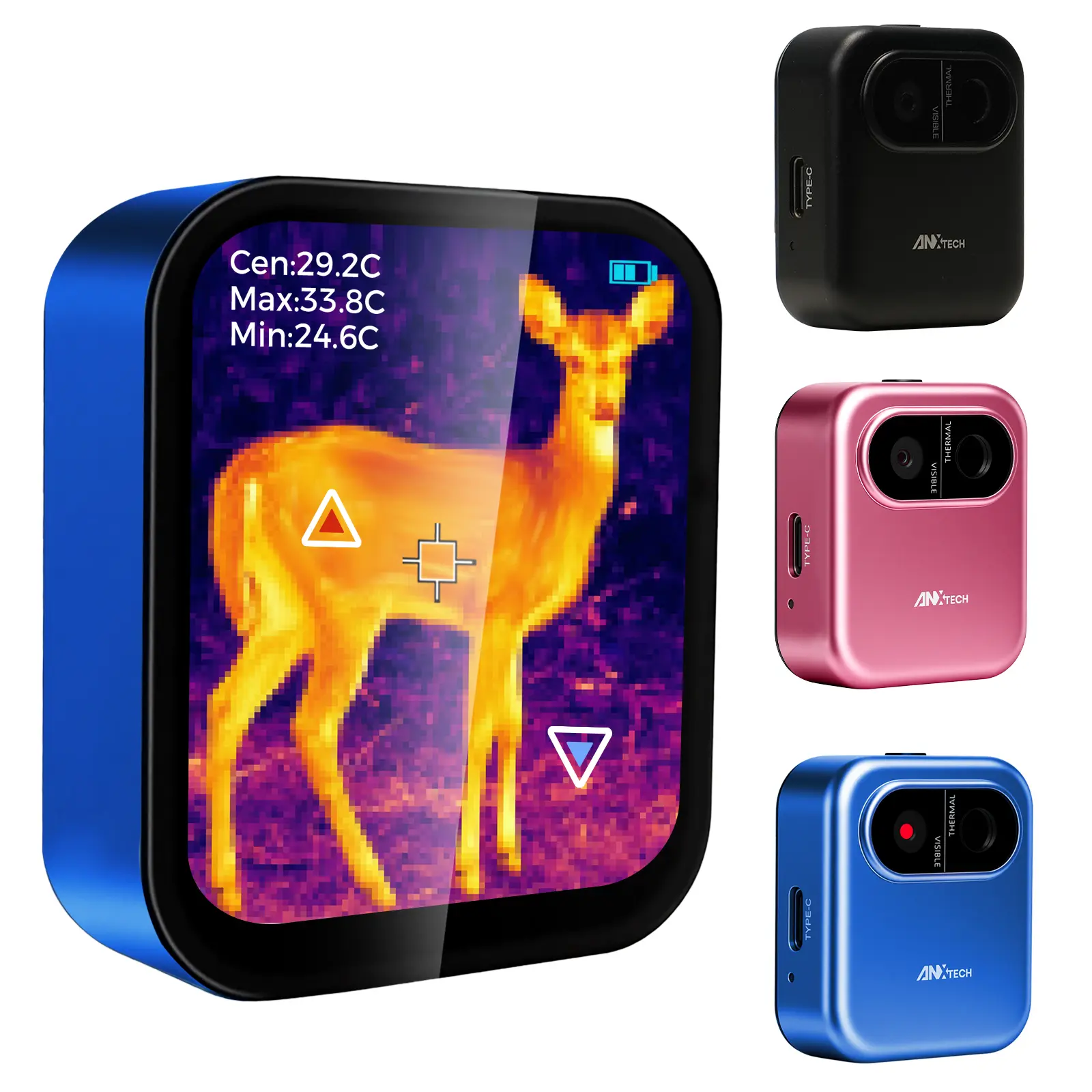 Portable Handheld Mini Thermal Imager Tool, 80×60 IR Resolution, Beginner-Friendly Device for Home Inspection & Hidden Camera Detection