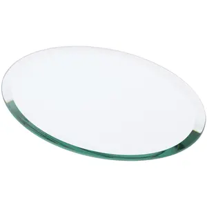 Plymor 7" x 9" Oval, 5mm Thick Beveled Glass Mirror