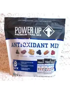 Power Up Premium Trail Mix 8-1.5oz Antioxidant, Mega Omega and High Energy Mix