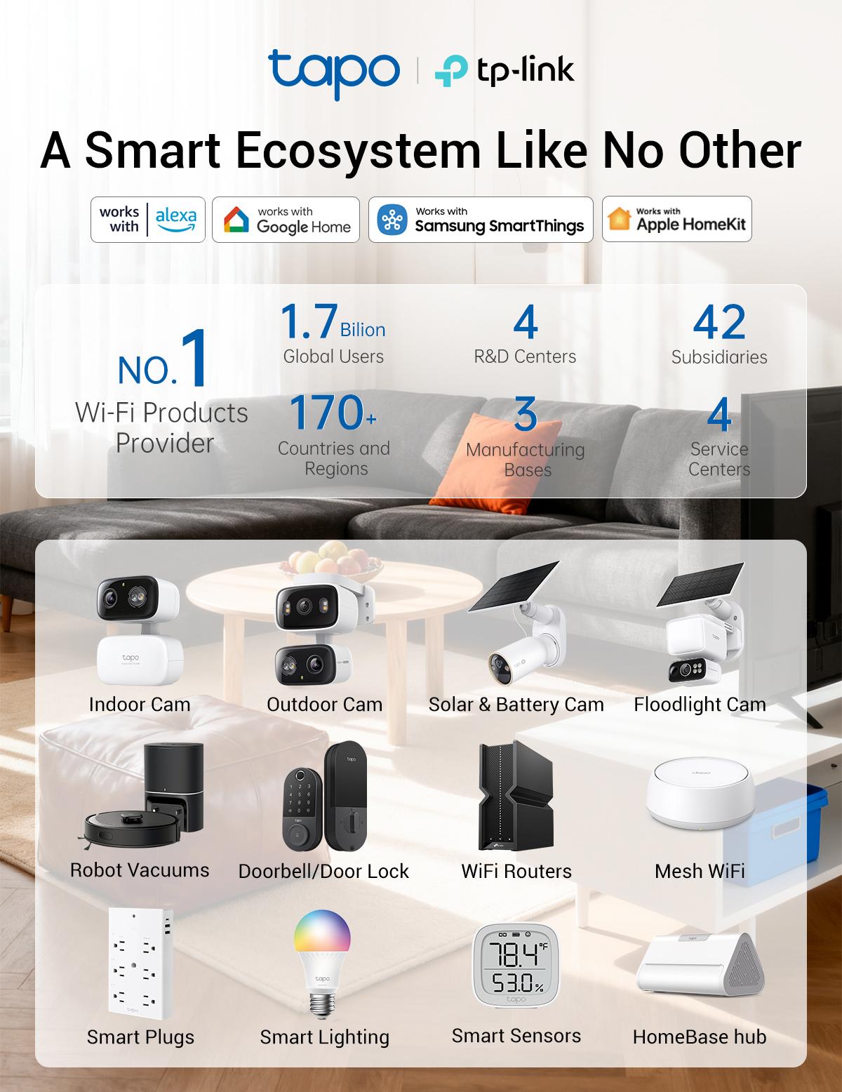 TP-Link & Tapo C660 KiT 4K Solar Security|360° AI Tracking|Starlight Color Night Vision|Free Local Storage|No Wires TP-Link & Tapo C660 KiT 4K Solar Security|360° AI Tracking|Starlight Color Night Vision|Free Local Storage|No Wires