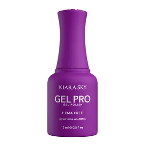 Kiara Sky Gel Pro - Grape Escape HEMA-Free + TPO Free Nail Gel Polish | Intense Pigmentation, Long-Lasting Wear | Finish: Cream 15ml