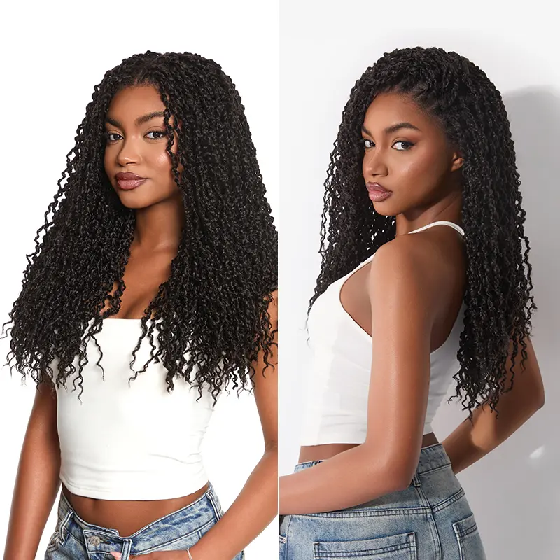 Frodio Veralux™ Fiber Boho Twist Curly Wig 13x6 Pre-Cut Lace Front | Glueless Ready to Wear #summervibes