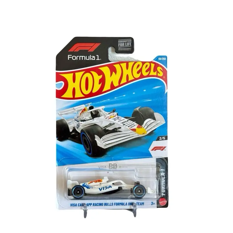 Hot Wheels 1:64 Diecast Model Car - Visa Cash App Racing Bulls Formula 1 Team Collectible Model Car, Scale Model Car, Model Cars