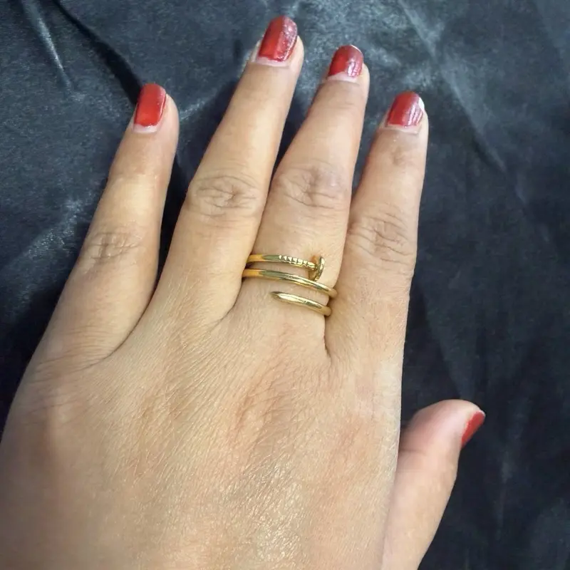 Ethnic Nail Ring for Women, Pure Panchadhatu Fingertip Jewelry with Filigree Detail, Non-Tarnish for Daily Wear, Nail Rings