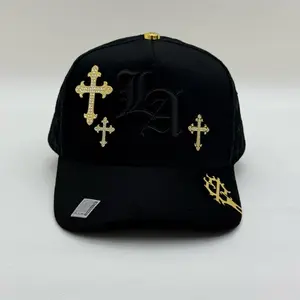 BB Hats “ L A Cruses Black / Gold” *Con Pin / With Hat pin