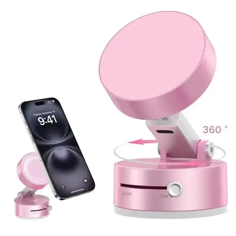 【SummerFinds】Joytutus 360° Rotatable Vacuum Suction Car Phone Holder Universal for Apple & Android with Powerful Suction GPS Navigation Hands-Free Calls Compact Design fathersdaygift Multifunctional Car Accessories Vehicle Mount