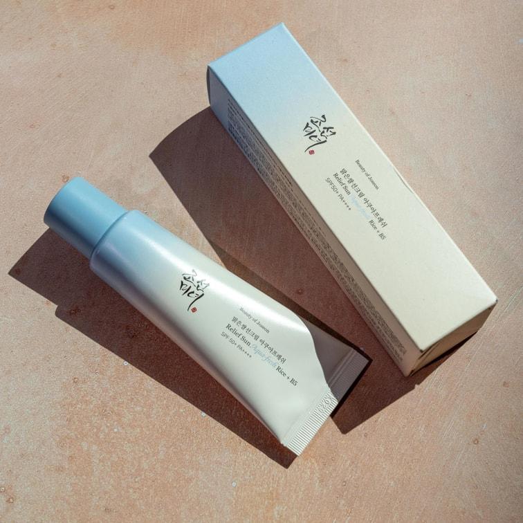 Beauty of Joseon Rice Sunscreen SPF50+ PA++++ - Lightweight Korean Sun Protection, Hydrating, No White Cast, Calming, Antioxidant, 50ml, Suitable for Multiple Skin Types, Silky Texture, Niacinamide & Probiotics, Smooth