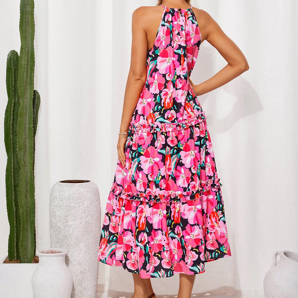 【Runs Large | Size Down】Grace Karin Floral Dress, Boho Casual Style, Summer Daily Look, S-2XL Inclusive Size, Plus Friendly 2XL, Long Maxi Dress with Pockets 【Runs Large | Size Down】Grace Karin Floral Dress, Boho Casual Style, Summer Daily Look, S-2XL Inclusive Size, Plus Friendly 2XL, Long Maxi Dress with Pockets