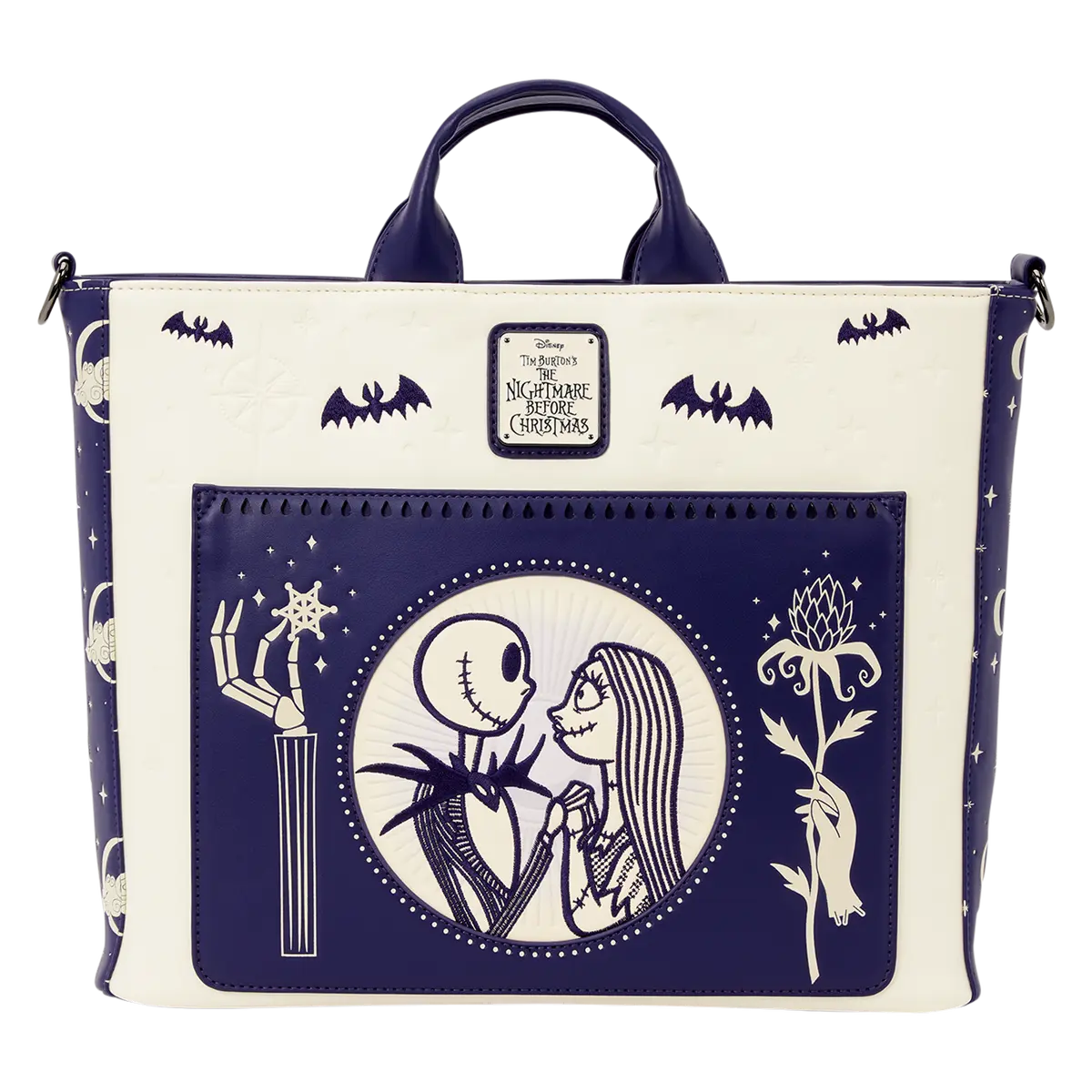 Jack Skellington & Sally Night Sky Convertible Backpack and Tote Bag