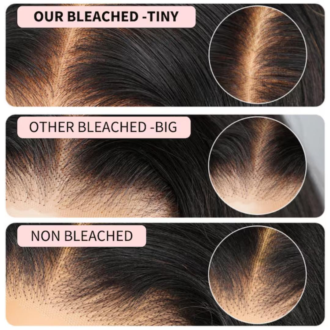 UNice Glueless Reddish Brown Body Wave Wig Byebye Slip Pre-cut 7x5 HD Lace Closure Human Hair Wigs with Bleached Knots Friendly for Beginner SpringStatements