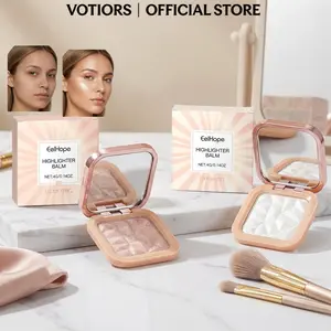 VOTIORS Luxury Dupe Highlighter Powder - Ultra Sparkle Brighten Skin Tone | Party Queen Essential Perfect Glow