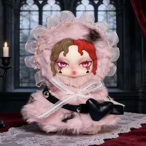 Alice Card Contract Plush Blind Box, A Dark Fantasy Blind Box Art Toy,Bunny Plush Dolls, Soft Furry Collectibles,Backpack or clothing decoration,Stuffed Animal, Collectible Art Toy for Fans of Dark Fantasy