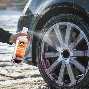 Multi-Purpose Rust Remover Spray for Car Wheels & Metal Surfaces - Strong Decontamination, Fast-Acting Formula, Universal Use on Vehicles, Furniture, Tools - Smooth & Reliable Rust Removal Liquid